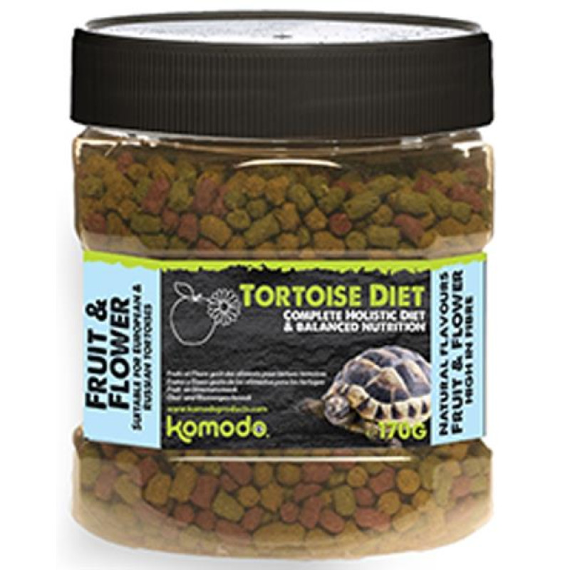 Komodo Tort. Diet - suchoz. želva, ovoce+květy 170g