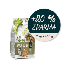 PUUR rabbit - králík 2kg + 400g ZDARMA