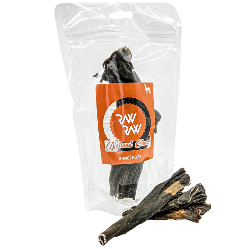 RAW RAW Natural Chew Srnčí kůže 100g