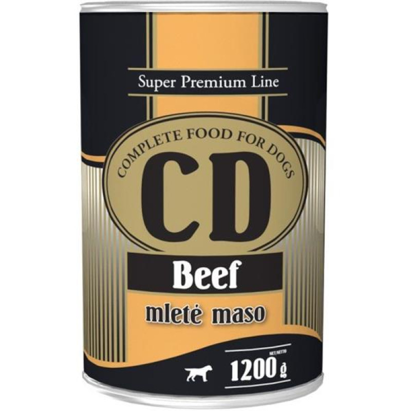 DELIKAN Konzerva pro psy CD Beef 1200g