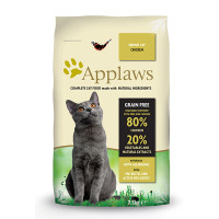 Applaws granule Cat Senior Kuře 7,5kg - poškozené balení