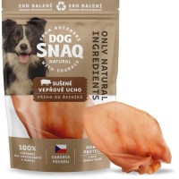 DOG SNAQ - Vepřové ucho sušené 1 ks