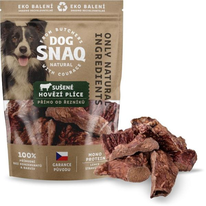 DOG SNAQ - Hovězí plíce sušené 200g