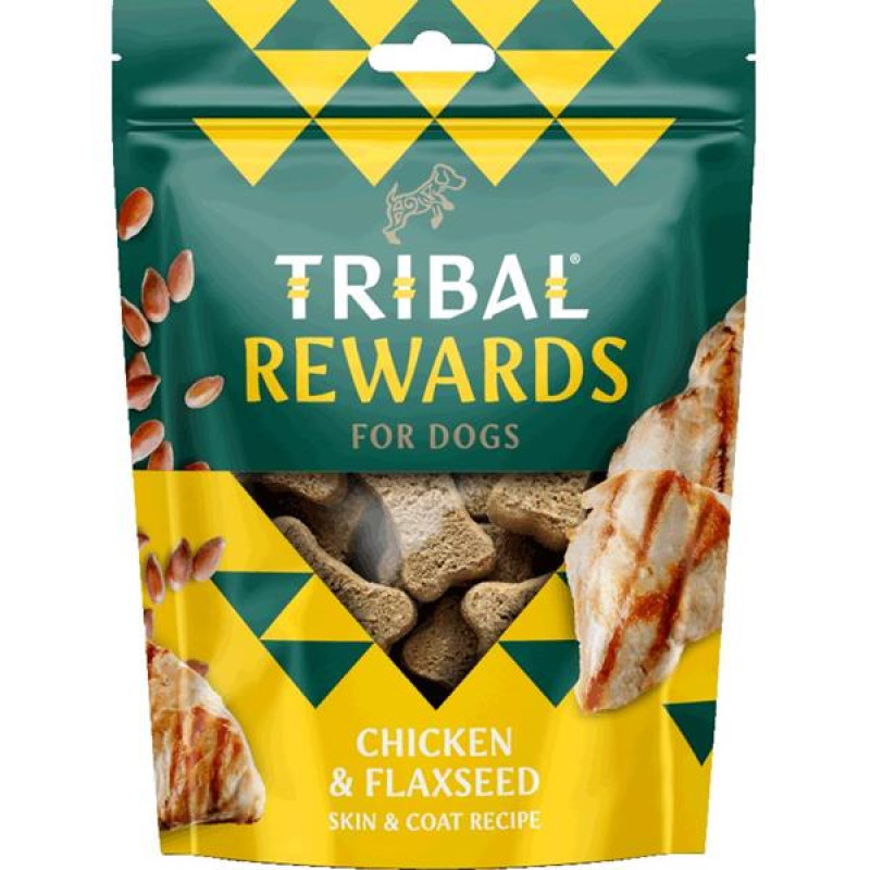 TRIBAL Snack Chicken&Flax. 125g