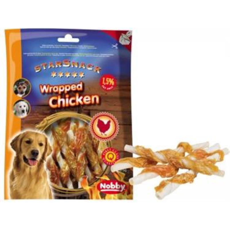 Nobby pamlsek - StarSnack Barbecue Wrapped Chicken 12,5 cm, 375 g 