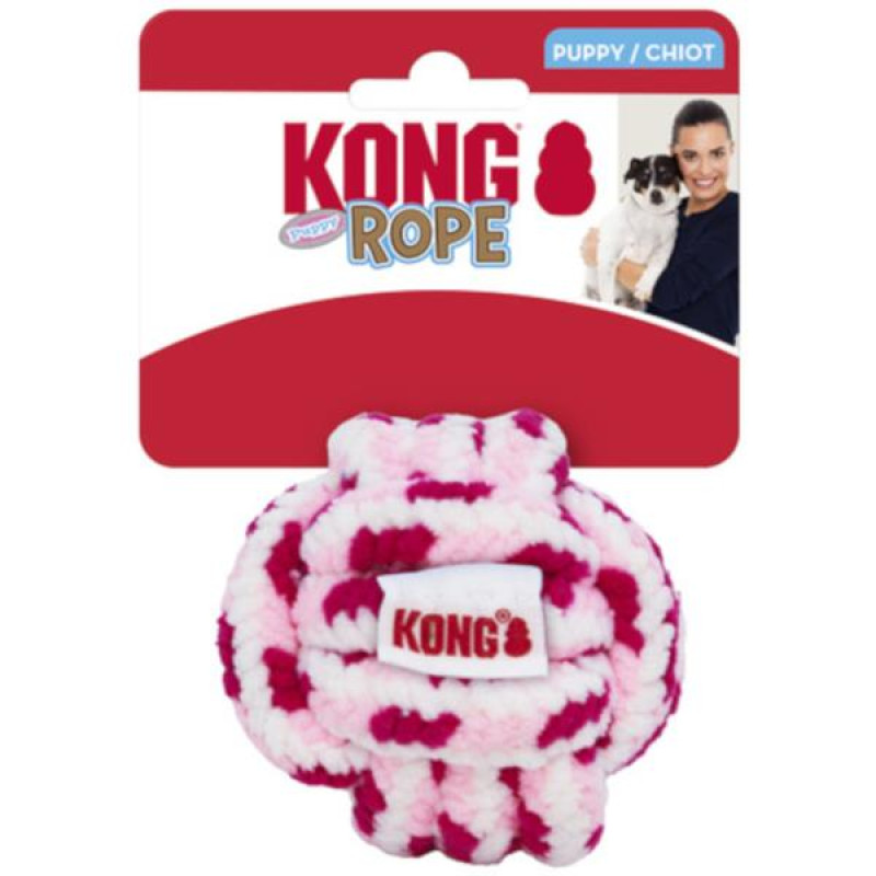 Hračka textil Puppy Rope míč KONG L