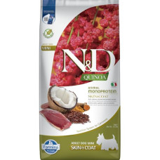 N&D QUINOA Dog GF Skin & Coat, Duck & Coconut Adult Mini 7 kg