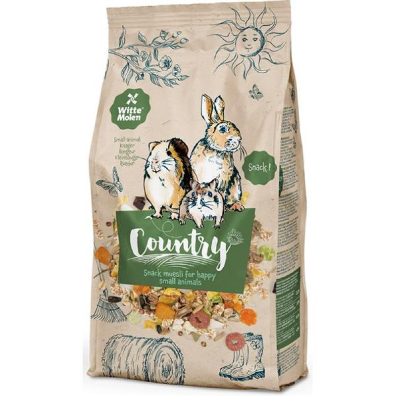 Witte Molen Country Snack Muesli - pamlsková směs dr.savec 800 g