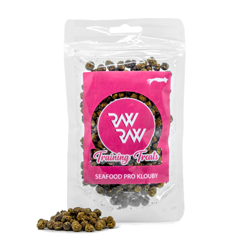 RAW RAW Training Treats Seafood pro klouby 60g