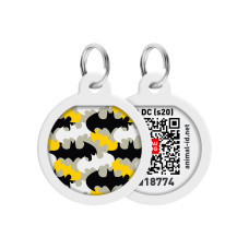 WAUDOG chytrá ID známka s QR tagem DC Batman znak miniatury