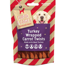 Rosewood dog snack turkey wrapped carrot twist 100 g