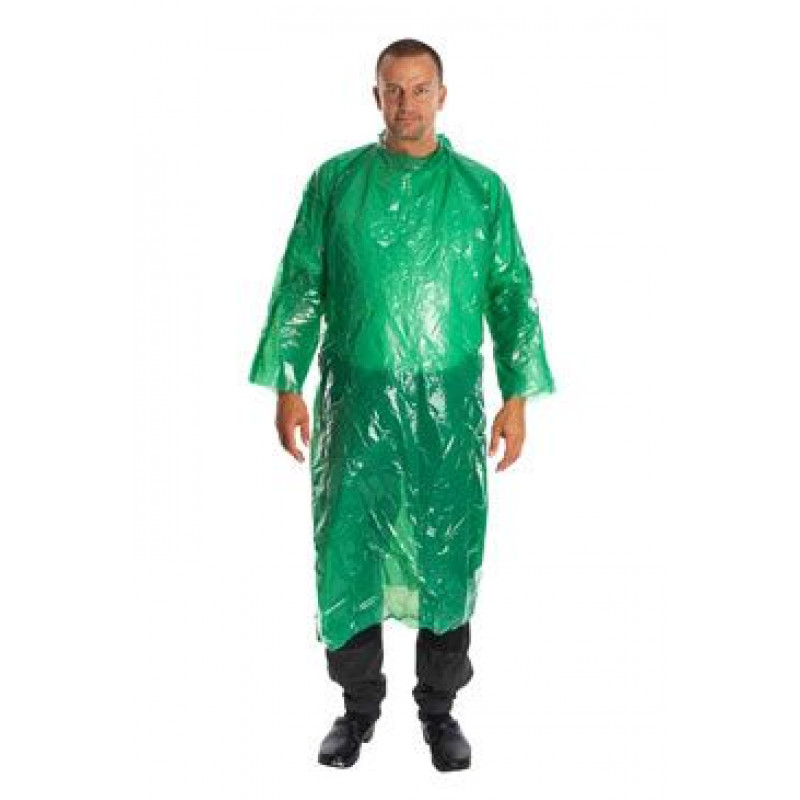 Plášť jednorázový ochranný zelený KRUTEX 130cm 25ks