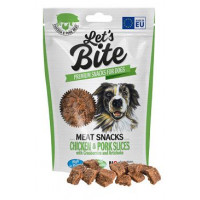 Brit Let's Bite Meat Snacks Chicken & Pork Slices 80g