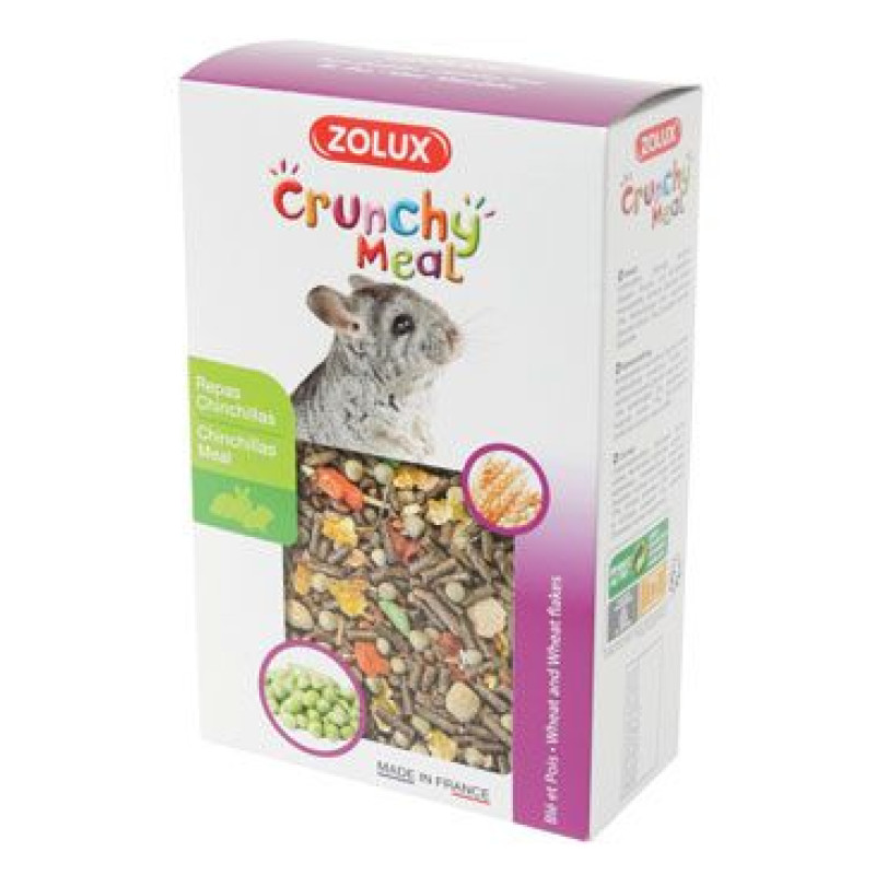 CRUNCHY MEAL pšenice/pšeničné vločky činčila 800g