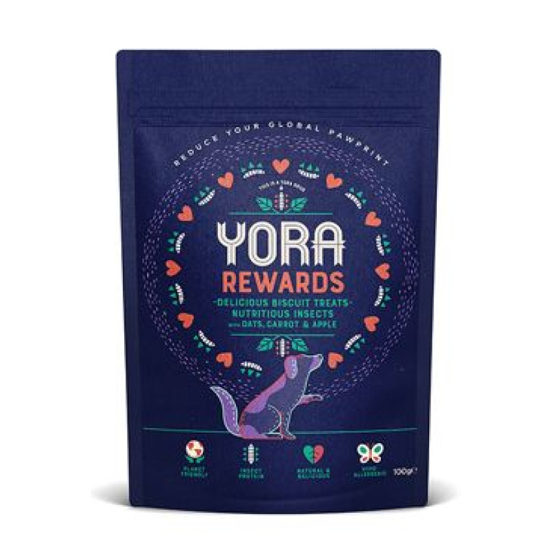 YORA Dog pamlsky z hmyzu Rewards proteinové 100g