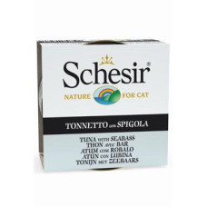 Schesir Cat konz. Adult tuňák/moř. okoun 85g