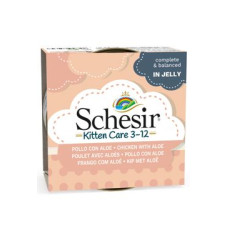 Schesir Cat konz. Kitten kuře/aloe v želé 85g