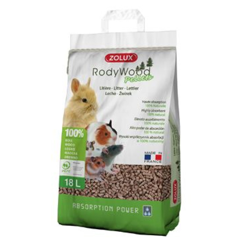 Podestýlka RodyWood Pellets 18l Zolux