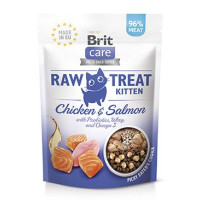 Brit Raw Treat Cat Kitten, Chicken&Salmon 40g