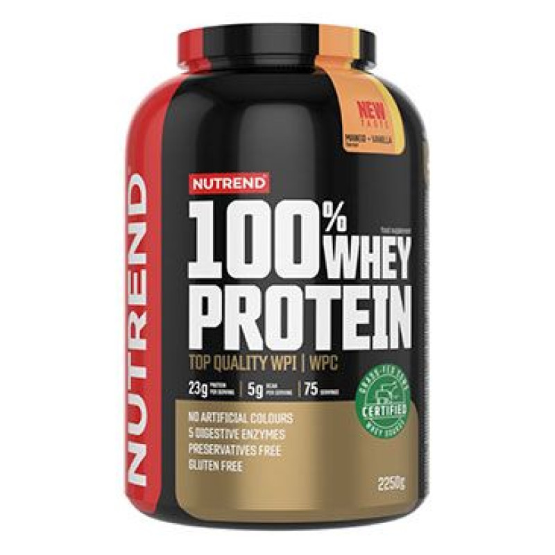 Nutrend Whey Protein 100% mango+vanilka 2250g