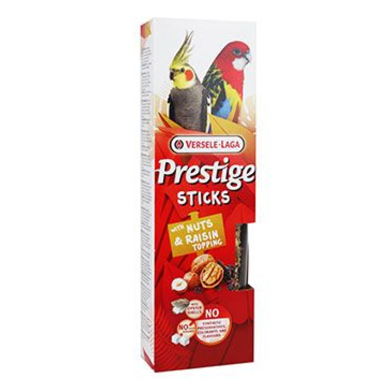 VL Prestige Sticks pro papoušky Nuts&Raisin 2x70g