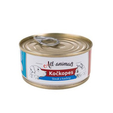 All Animals kočkopes Steak z kachny 100g