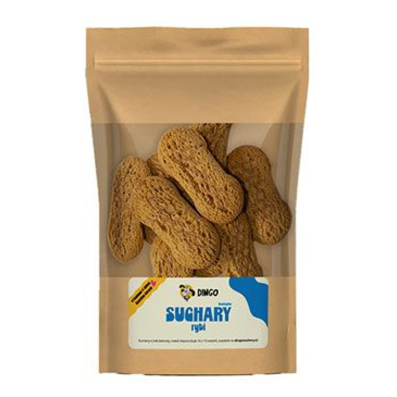 DINGO suchary rybí bezlepkové 250g