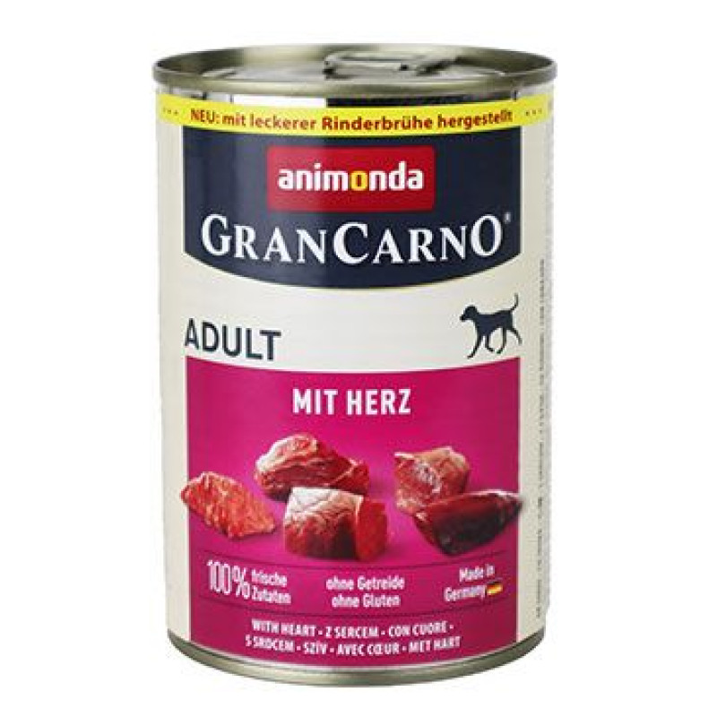 Animonda pes GRANCARNO konz. ADULT srdce 400g