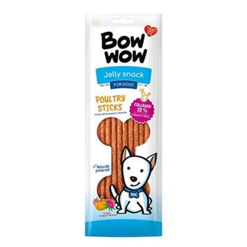 Bow wow poch. Drůbeží tyčinky 10ks