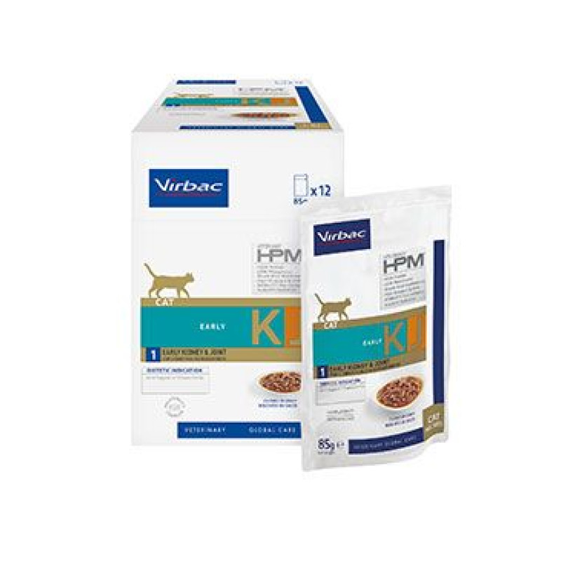 VET HPM Cat Early Kidney Care chunks in gravy 12x85g