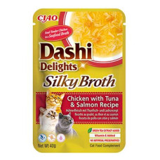 Churu Cat Dashi Delights Silky Broth Chick&Tun&Salm40g