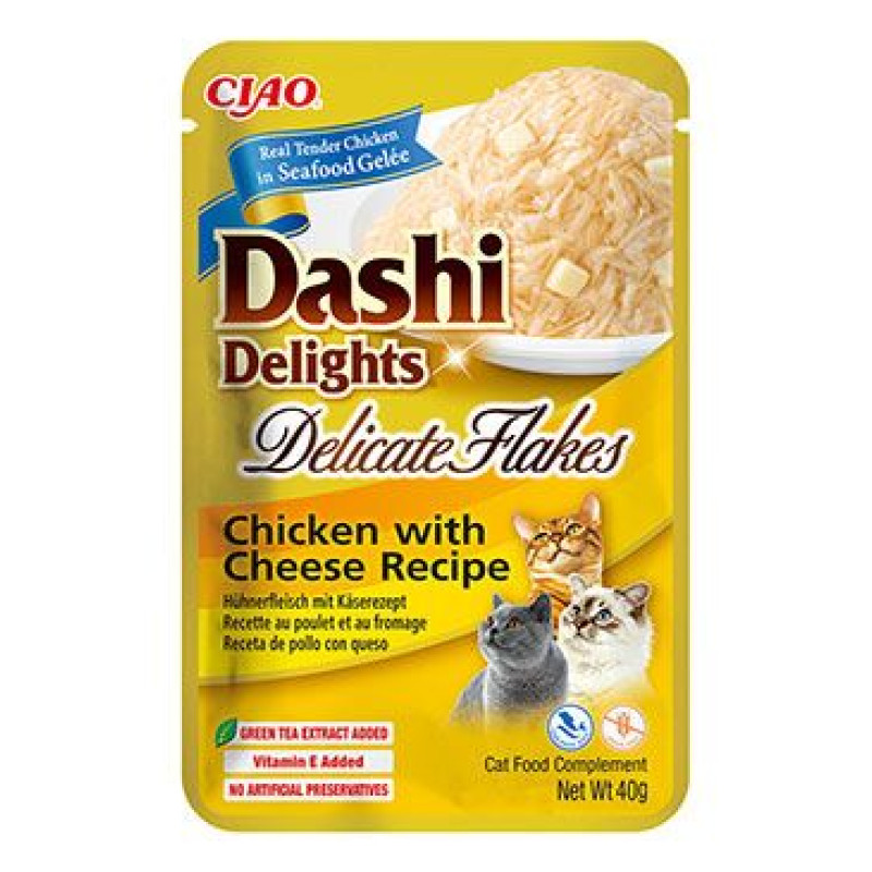 Churu Cat Dashi Delights Deli Flakes Chick&Cheese 40g