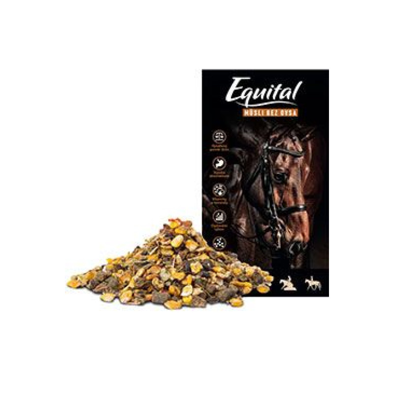 Equital Müsli bez ovsa pro koně 20kg