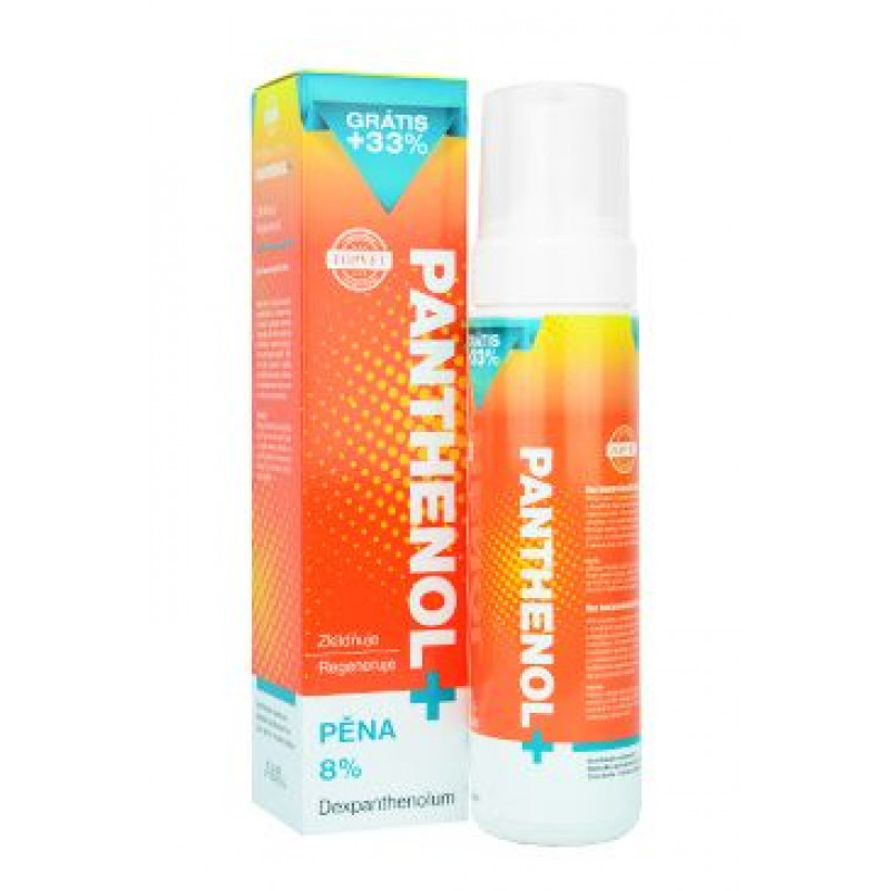 Panthenol+ pěna 8% TOPVET 150ml