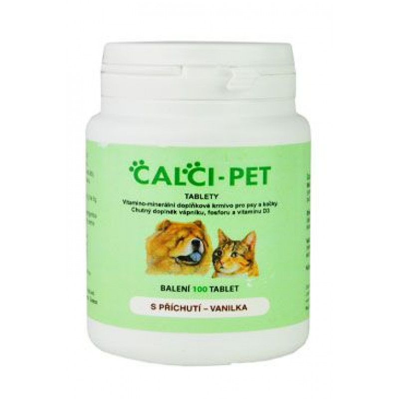 Calci Pet vanilka 100tbl