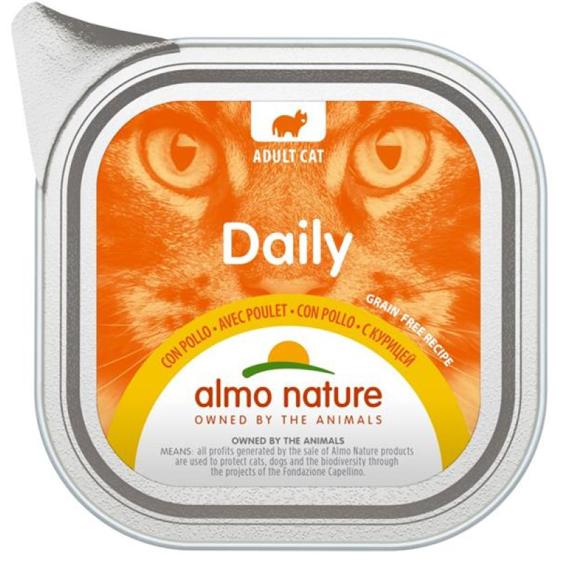 Almo Nature Daily Menu cat van. kuře 100g