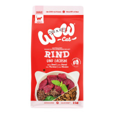 WOW Cat granule Hovězí se špenátem Adult  325g