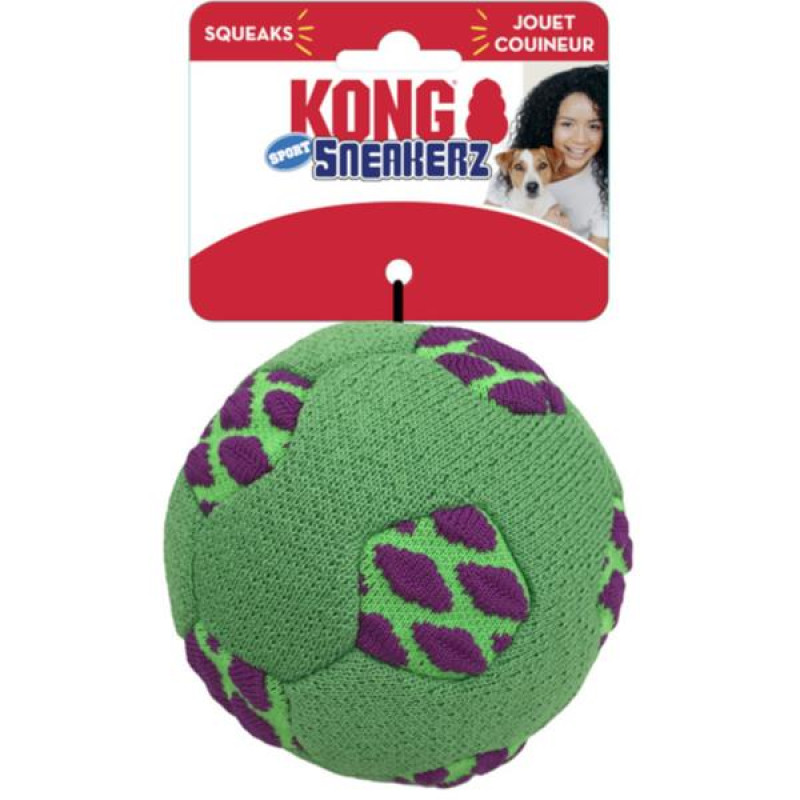 Hračka textil KONG Sneakerz Sport Soccer Ball M