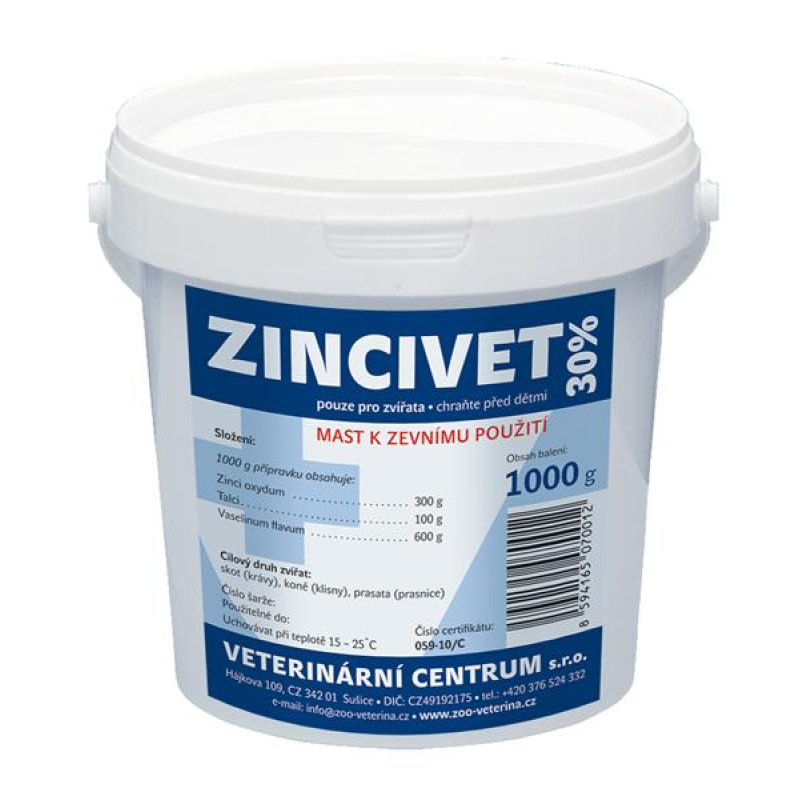 Zincivet 30% ung 1kg