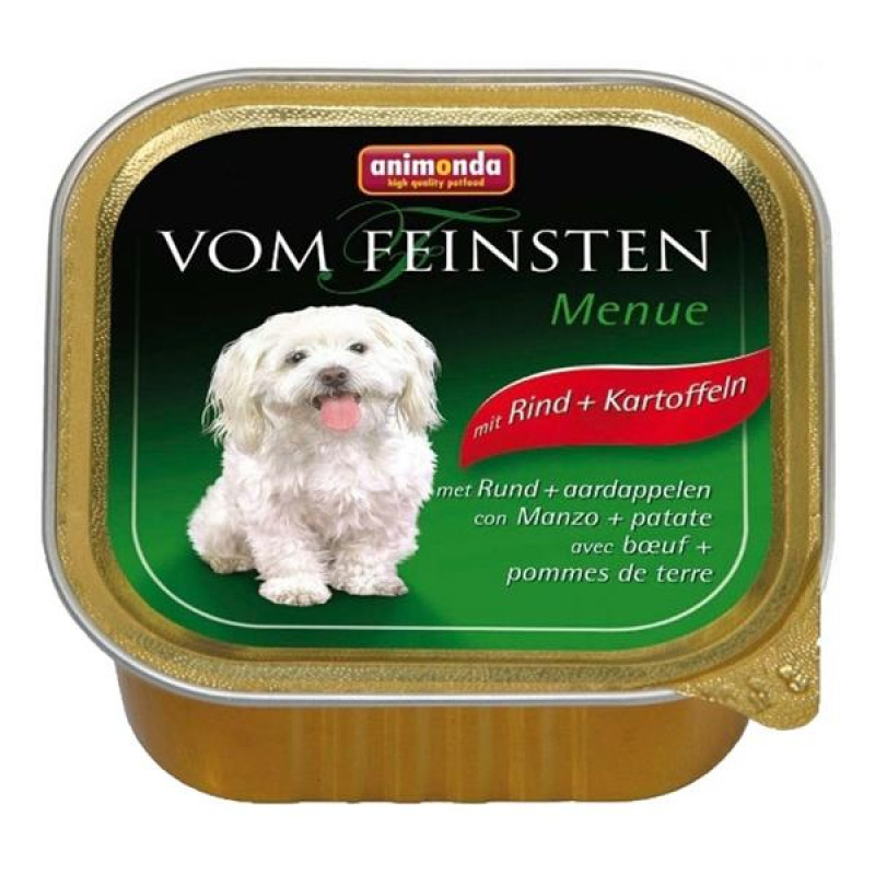 Animonda VomFeinsten Menue dog van. - hovězí, brambor 150 g