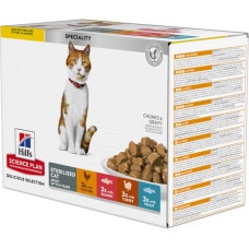 Hill's Science Plan Feline Adult kapsička Sterilised 12 x 85 g