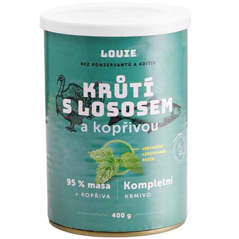 Louie konz.krůtí s los.,kopř.400g