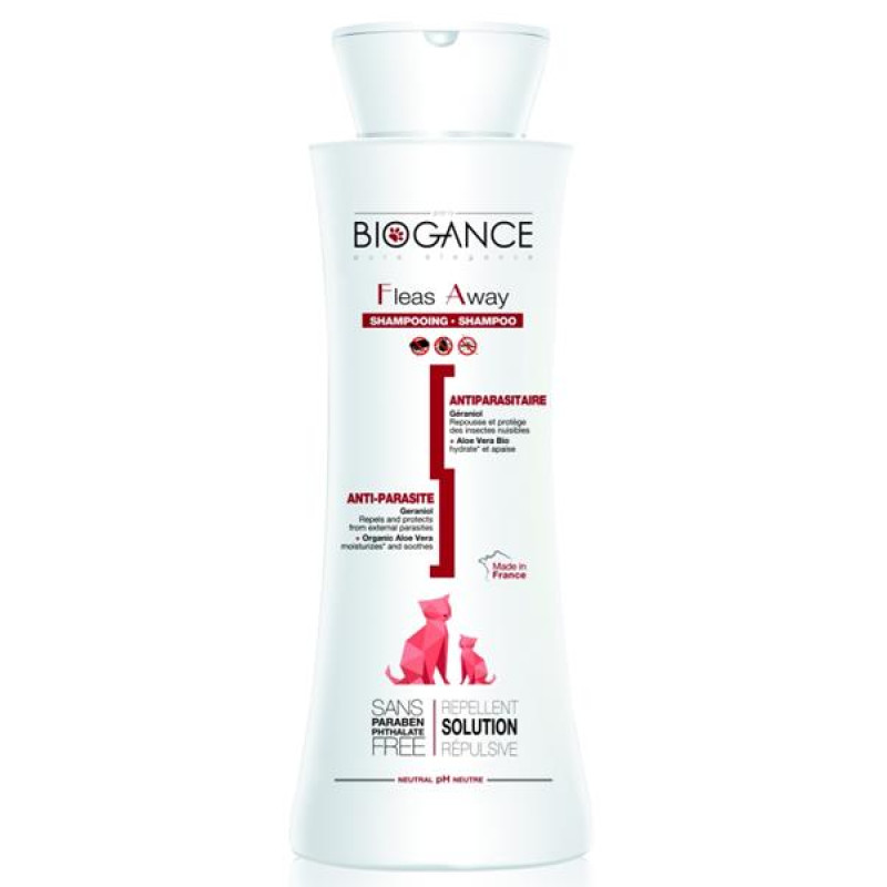 Biogance šampon Fleas away cat - antiparazitní 250 ml