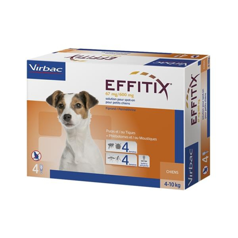 Effitix Spot-on S a.u.v. 67mg/600mg sol 4x1,1ml