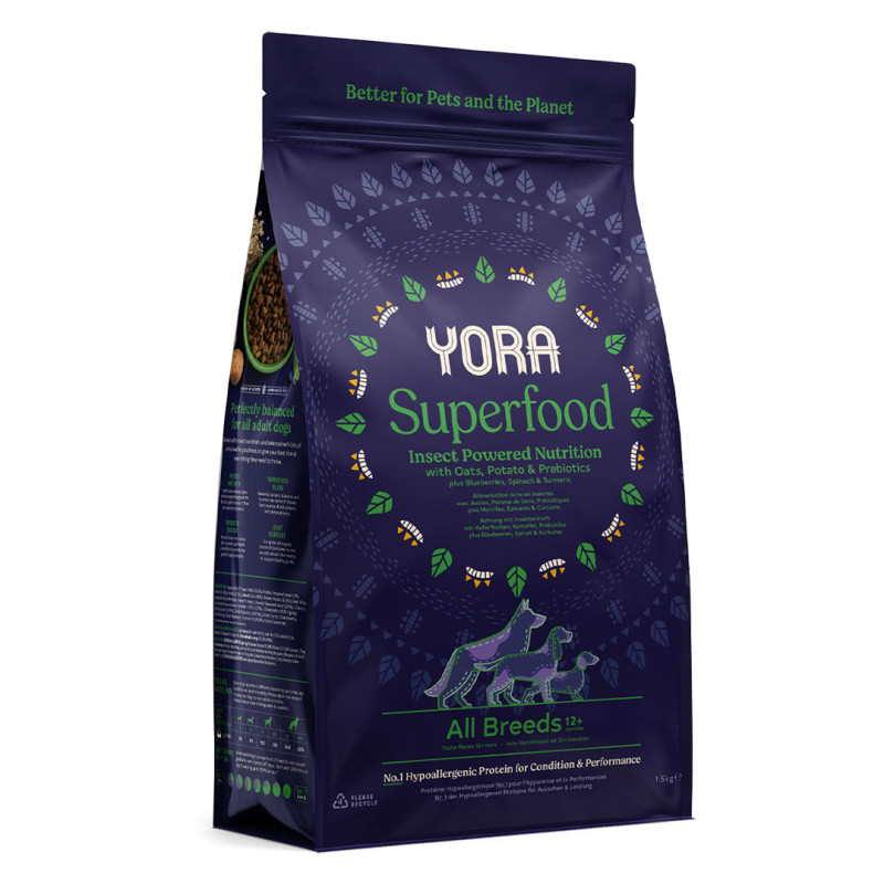 YORA granule z hmyzu Superfood Adult All Breeds  6kg