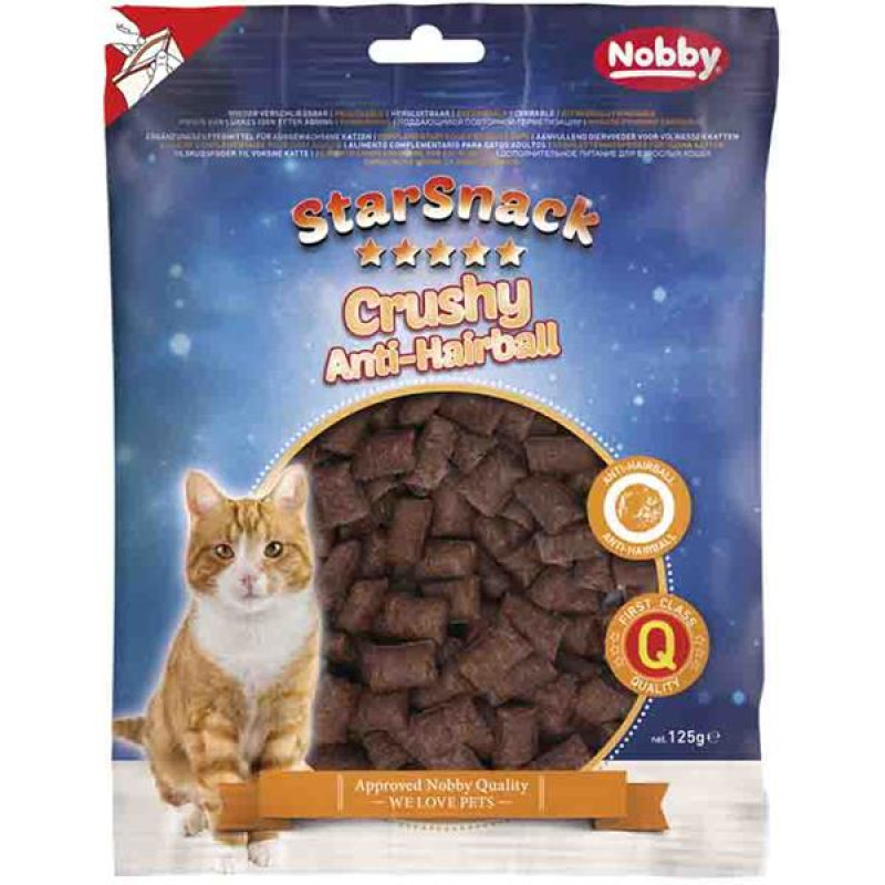 Nobby pamlsek - StarSnack cat Crushy Anti-Hairball bag; 125 g 