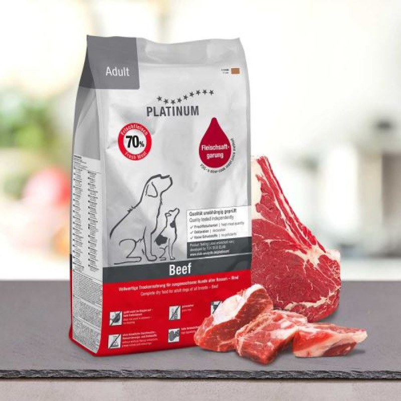 Platinum Adult Natural Beef+Potatoes 5kg