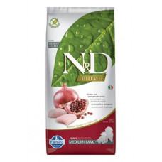 N&D PRIME DOG Puppy M/L Chicken & Pomegranate 12kg