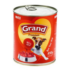 GRAND konz. pes hovězí 850g