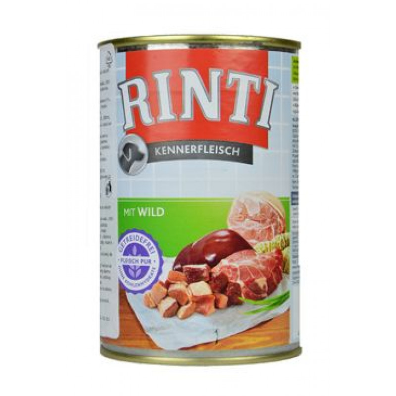 Rinti Dog Kennerfleisch konzerva zvěřina 400g